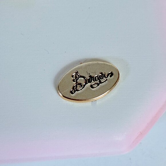 Bergers Italian Vanity Trinket Box Romantic VTG Octagon Enamel Orchid Logo - Picture 5 of 16